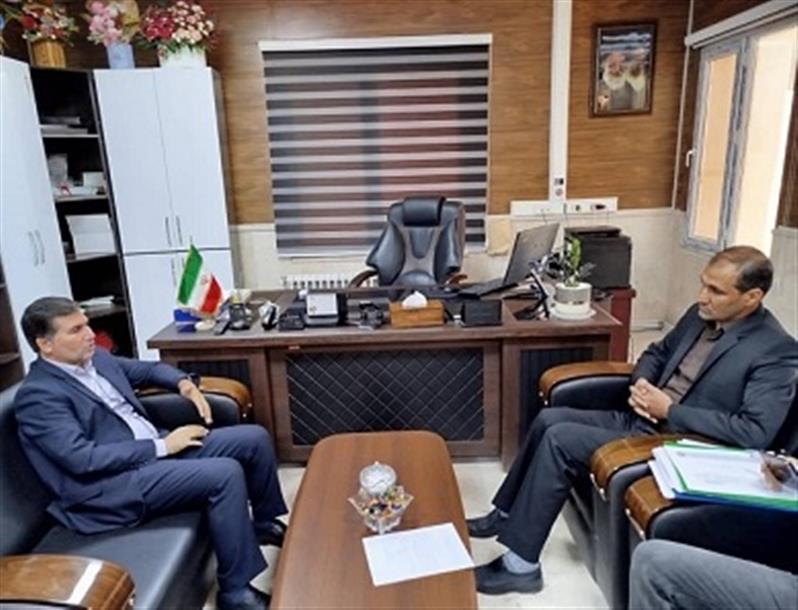نشست مدیركل اداره پست ایلام با فرماندار شهرستان هلیلان در خصوص پروژه GNAF برگزار شد